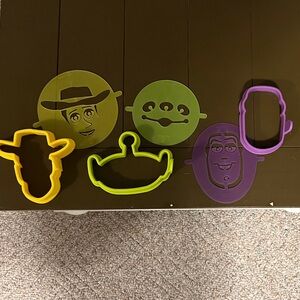 Pampered Chef Toy Story Character pancake molds